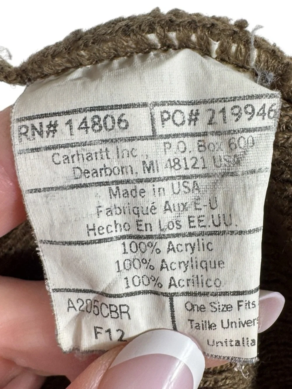 Carhartt Logo Beanie - Picture 4 of 4